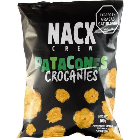 patacones nack crew 100g crocantes
